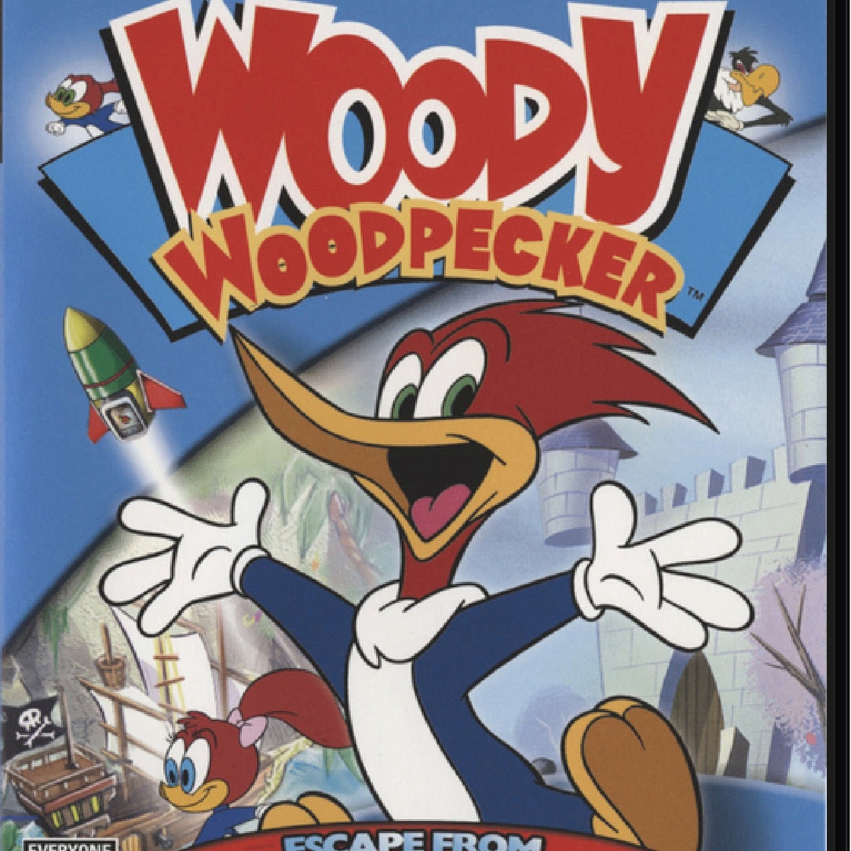 Jeu Woody Woodpecker Pour PlayStation 2 - Version PAL Française, Bon état, Boîte Et CD Fonctionnels.