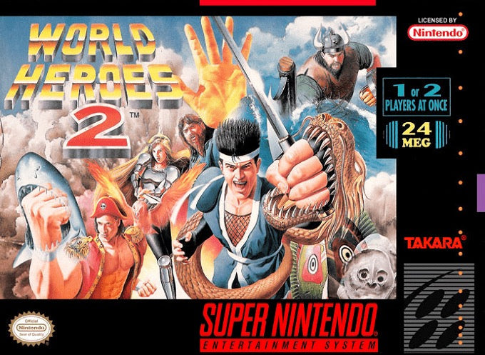 World Heroes 2 Cover Art