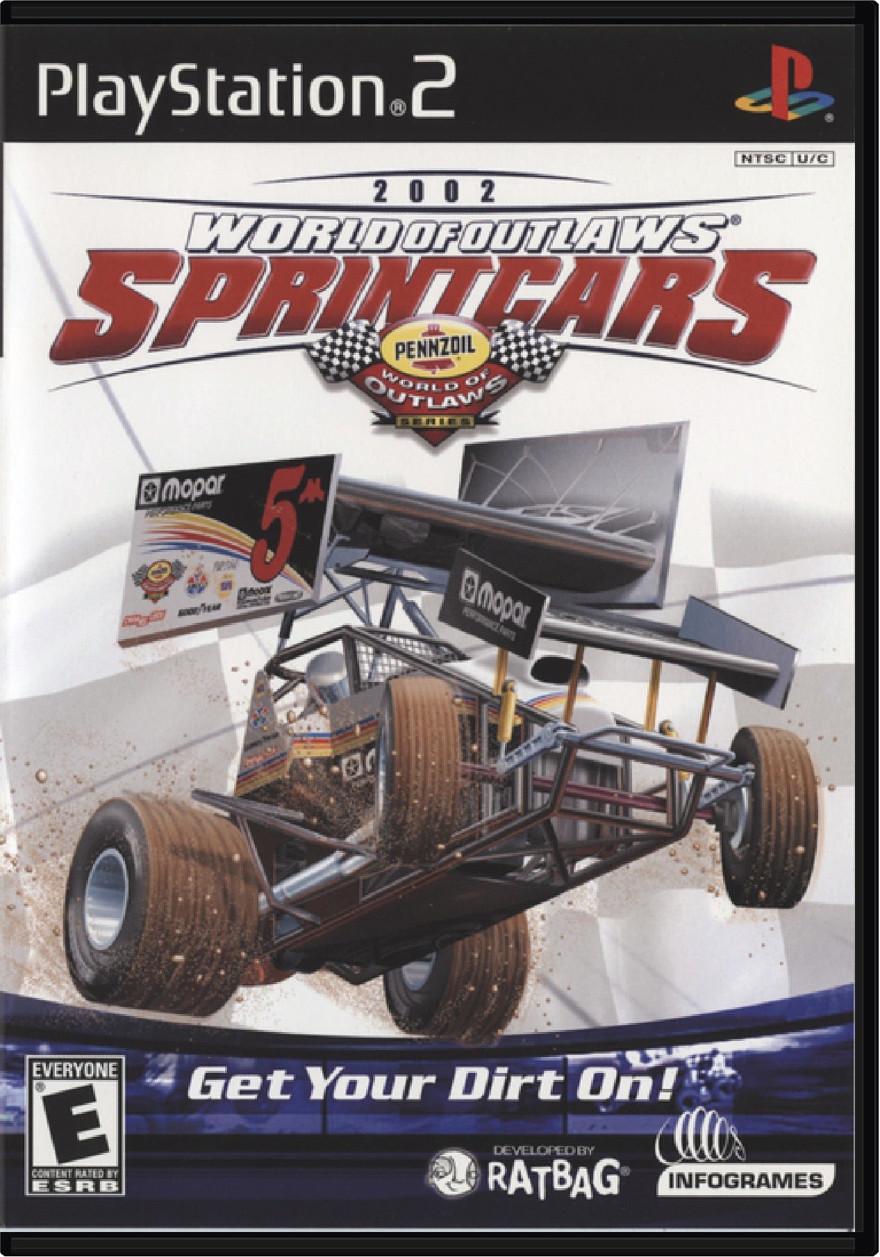World of Outlaws Sprint Cars Cover Art and Product Photo