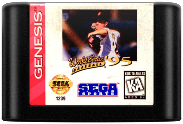 World Series Baseball 95 Cartridge