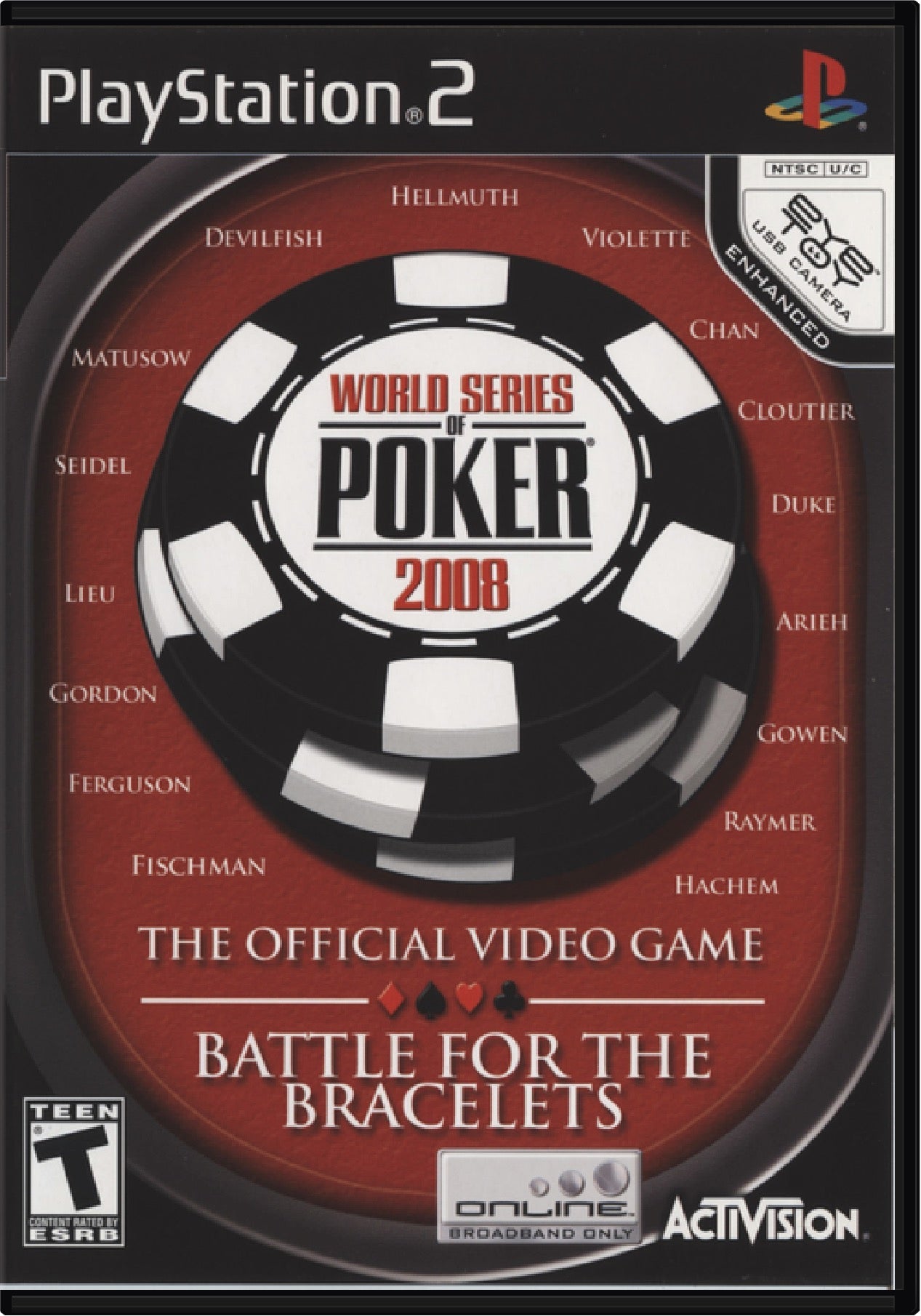 World Series Of Poker 2008 Cover Art and Product Photo