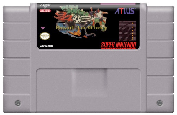 World Soccer 94 Road to Glory Cartridge