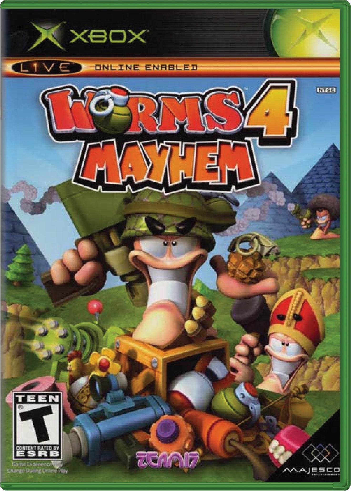 Worms 4 Mayhem Cover Art