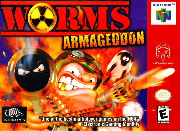 Worms Armageddon - Nintendo N64