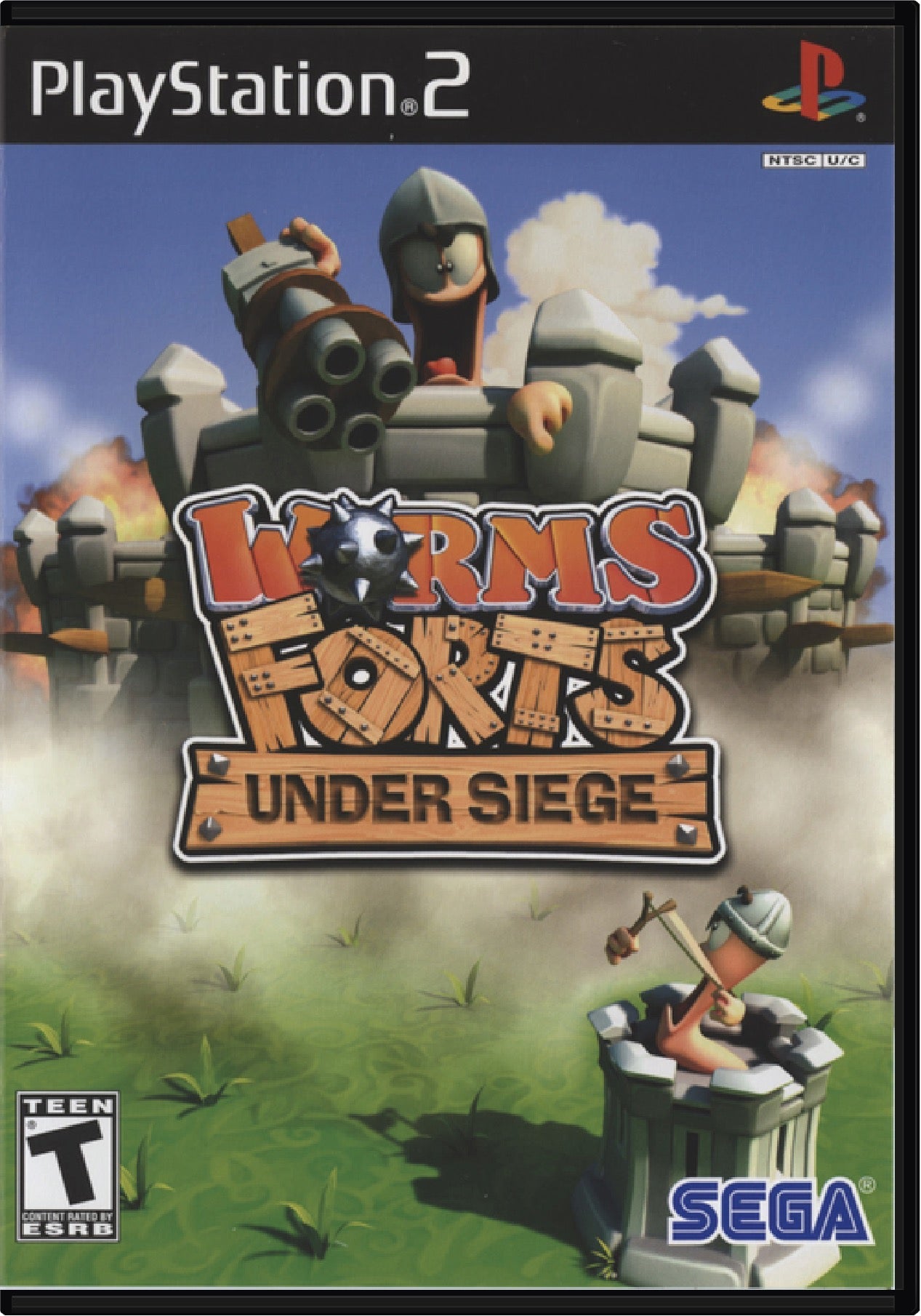 Worms Forts Under Siege Cover Art and Product Photo
