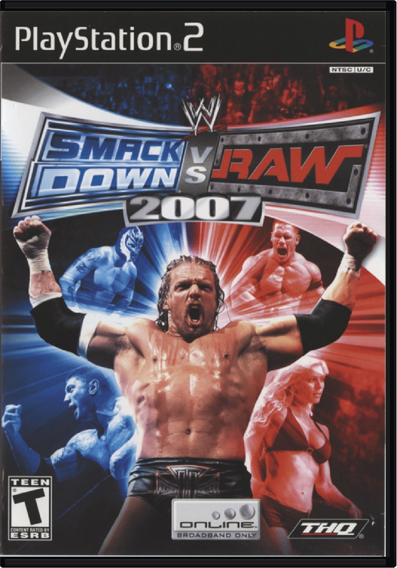 WWE Smackdown vs Raw 2007 Cover Art and Product Photo