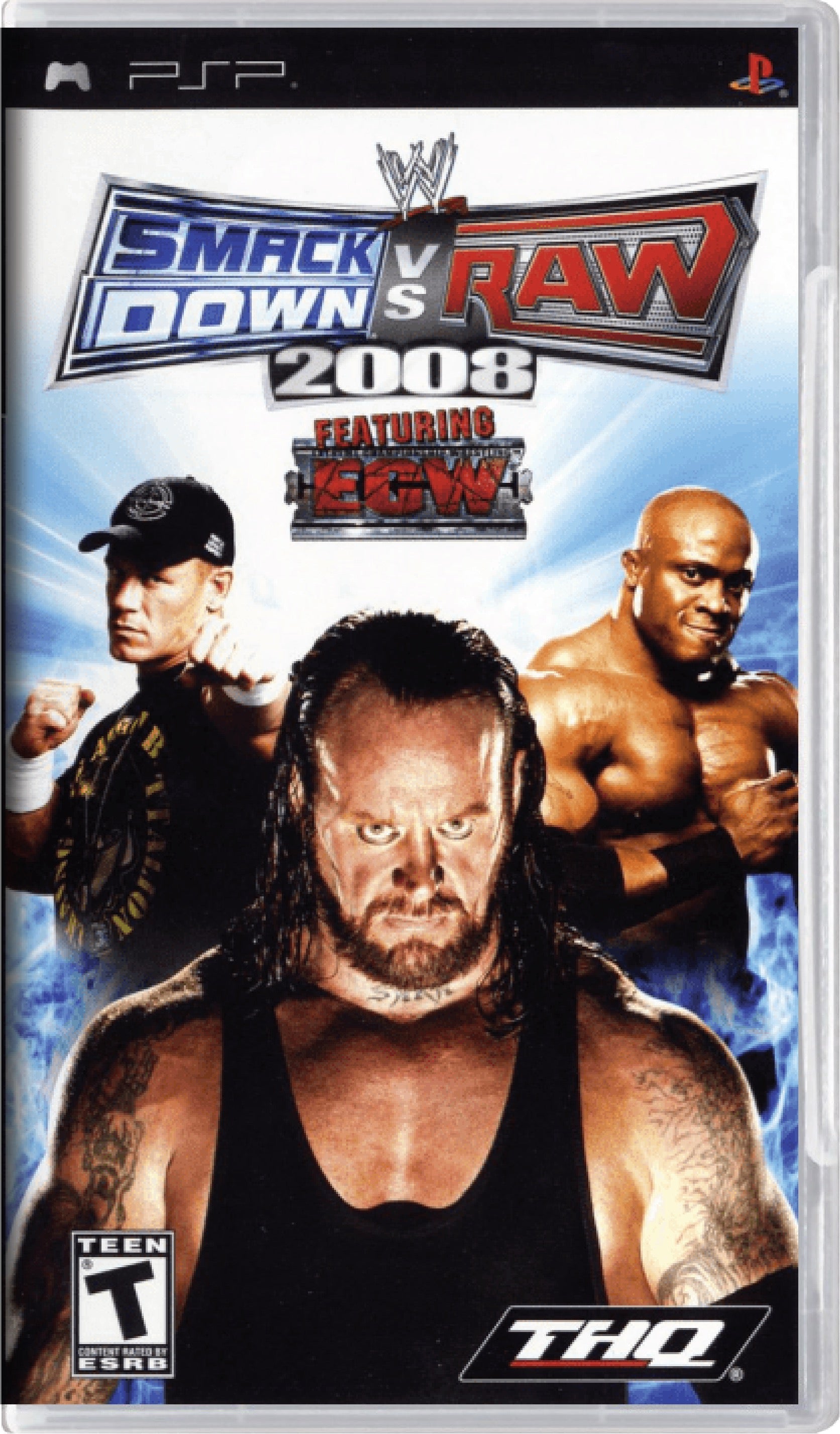 WWE Smackdown vs. Raw 2008 Cover Art