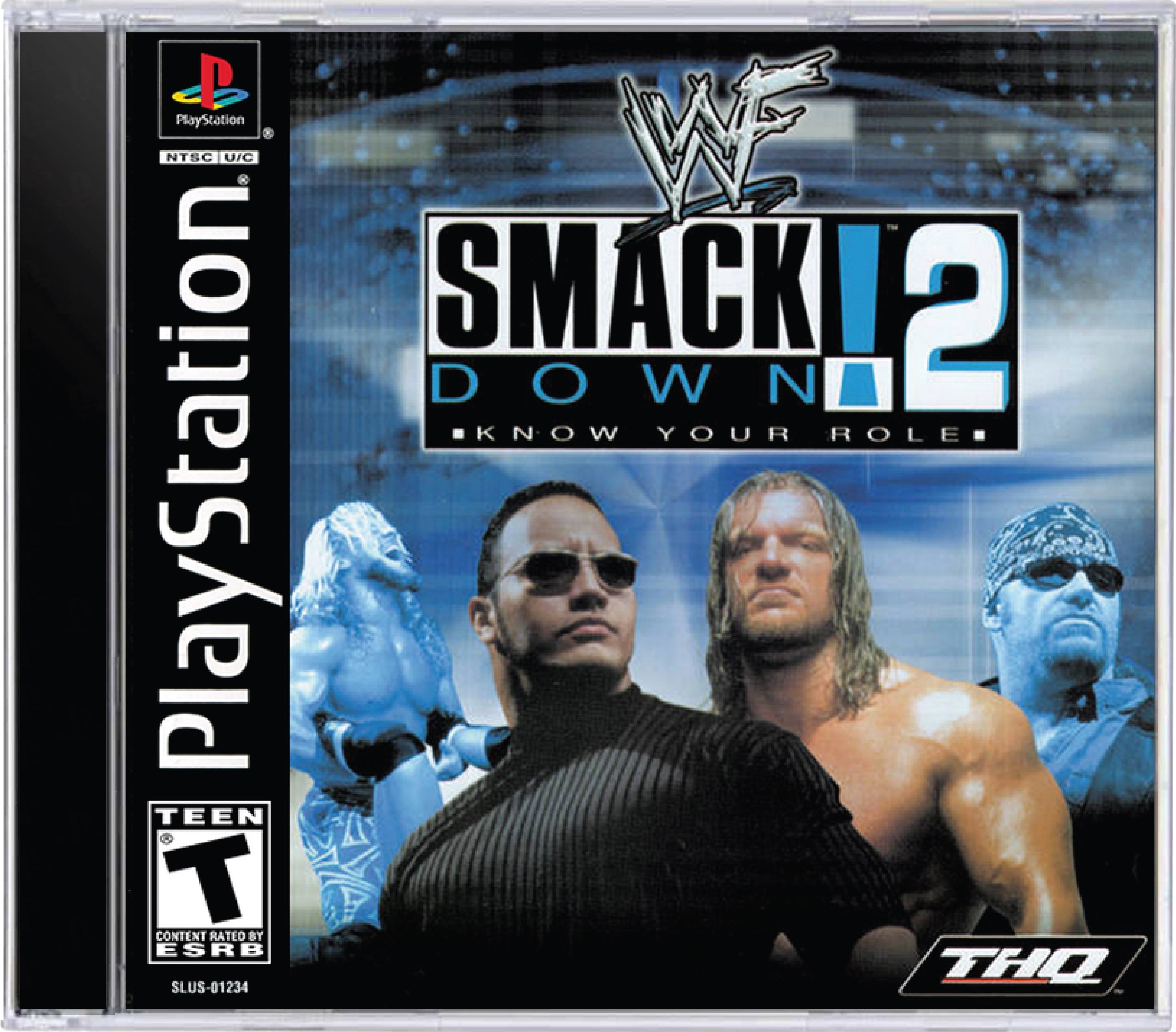WWF Smackdown 2 Know Your Role Sony PlayStation 1 PS1