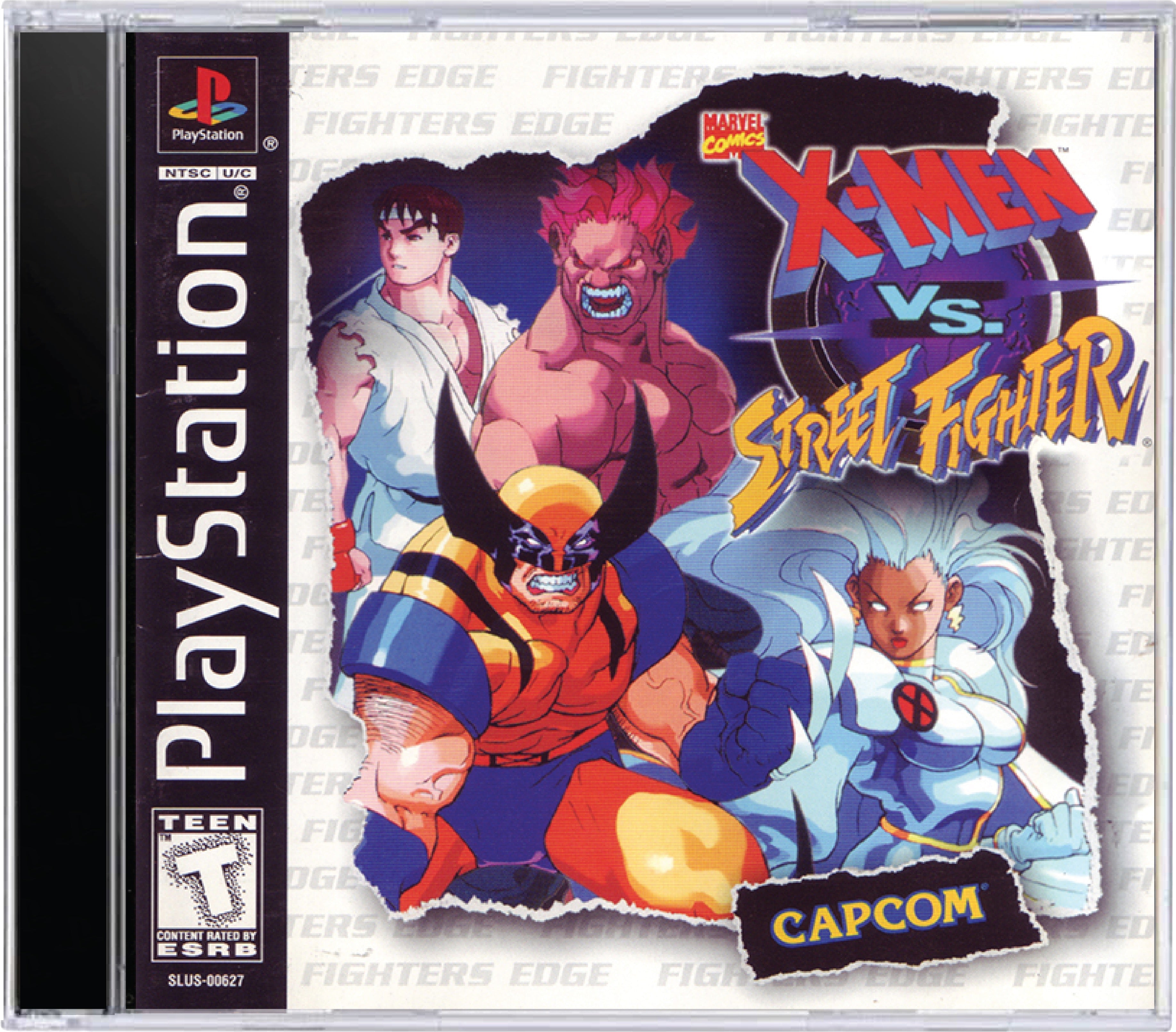 X-Men vs Street Fighter Cover Art and Product Photo