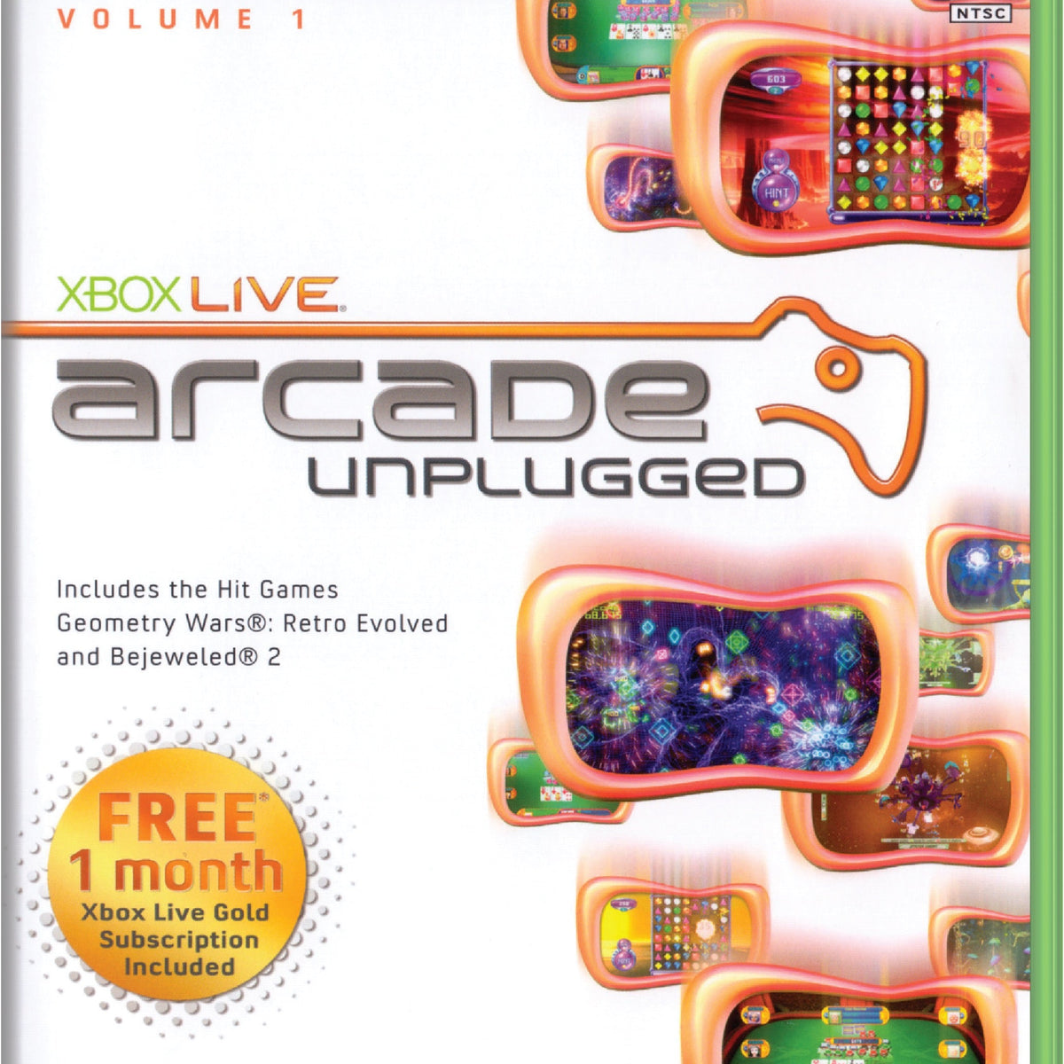 Xbox Live Arcade Unplugged Volume 1 for Microsoft Xbox 360 | TVGC, image size:1200x1200