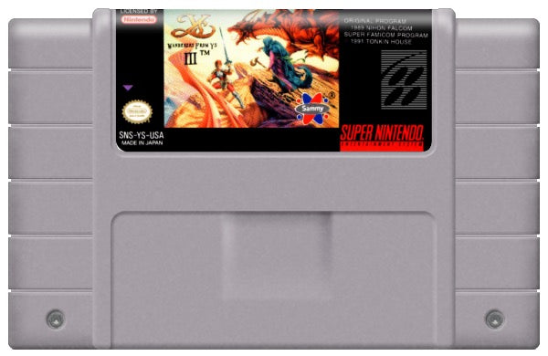 Ys III Wanderers from Ys Cartridge
