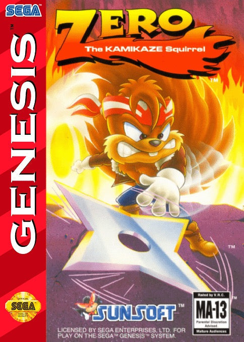 Zero the Kamikaze Squirrel Cover Art