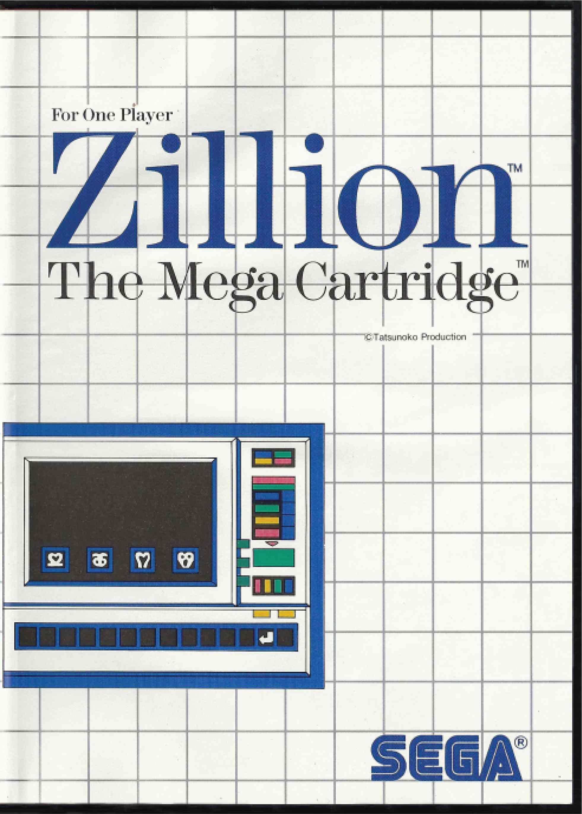 Zillion Cover Art