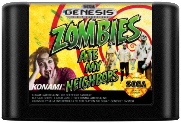 Zombies Ate My Neighbors Cartridge