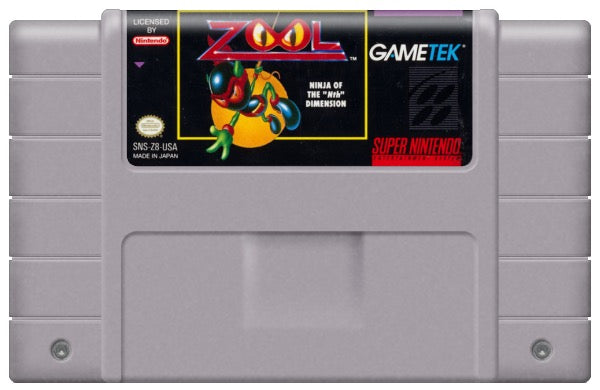 Zool Ninja of the Nth Dimension Cartridge