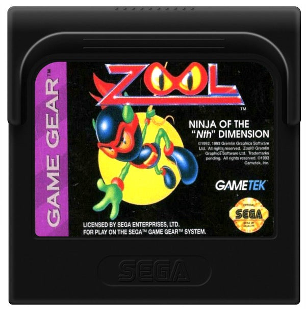 Zool Ninja of the Nth Dimension Cartridge